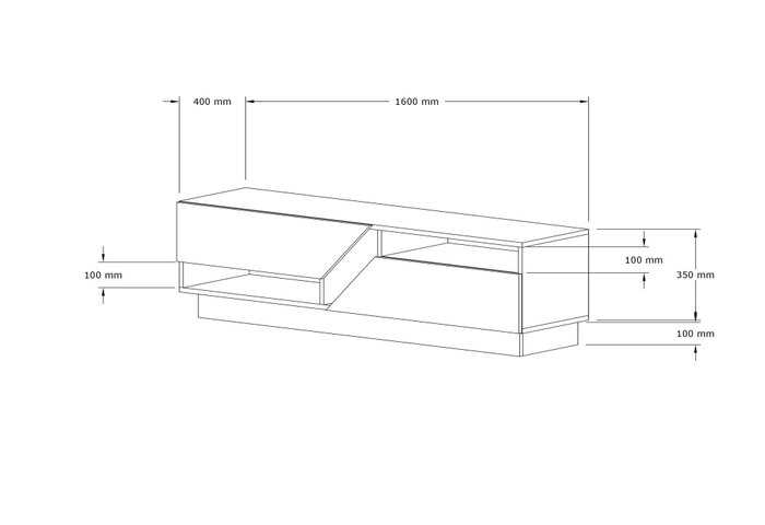 Hanah Home Soporte de TV Koza Nogal y Blanco Hanah Home Soporte de TV Koza Nogal y Blanco